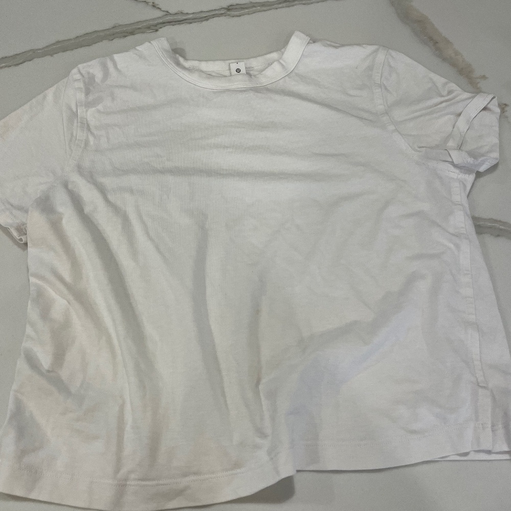 Lululemon Plain White tee